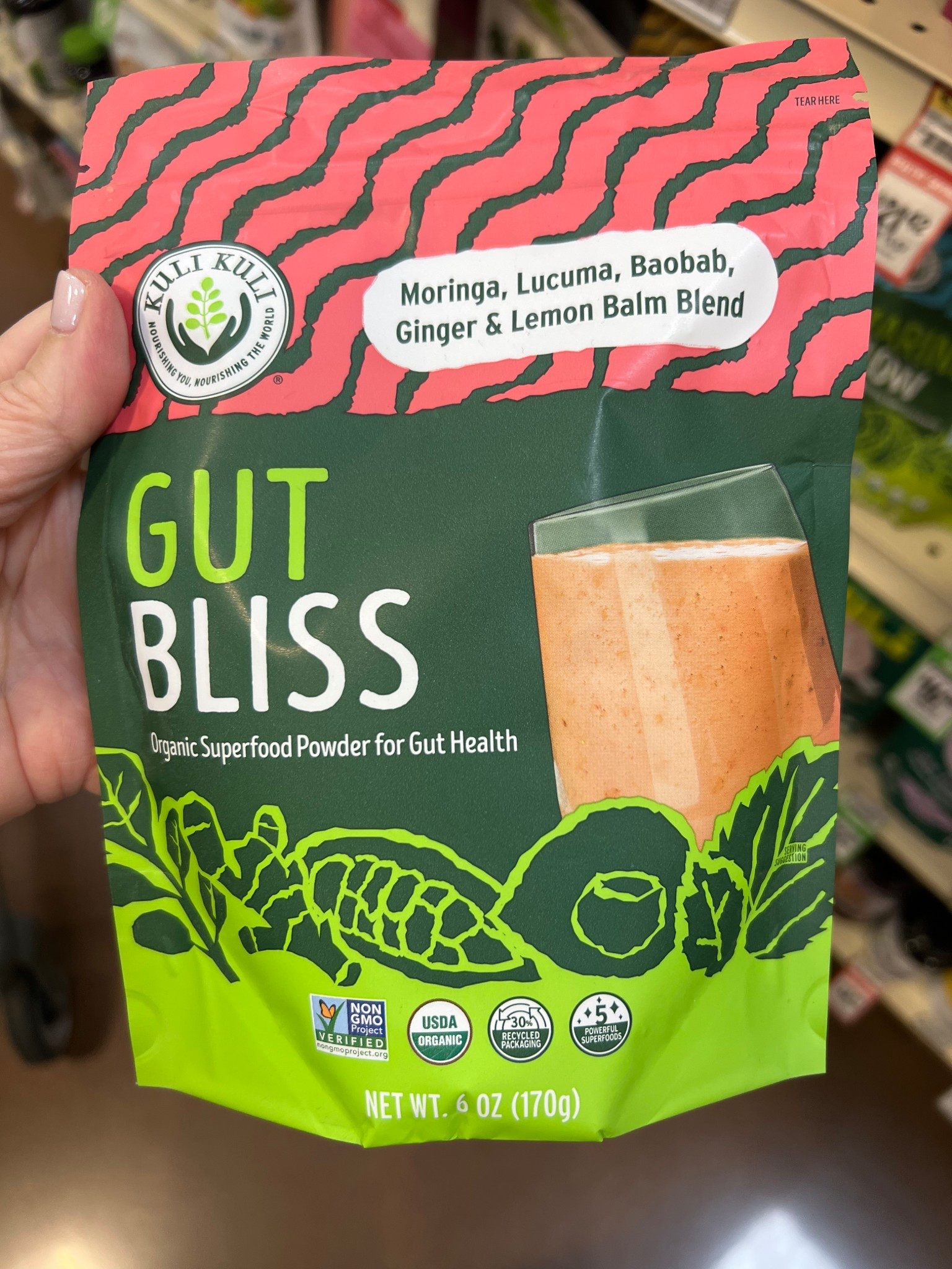 gut bliss organic super food powder 

#LTKfitnessgoals #LTKfoodie #LTKActive