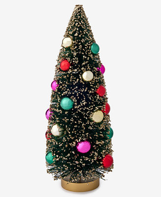 Holiday Lane Whimsy Green Faux Christmas Tree  With Colorful Ornaments, Macy's Exclusive  - Macy'... | Macy's