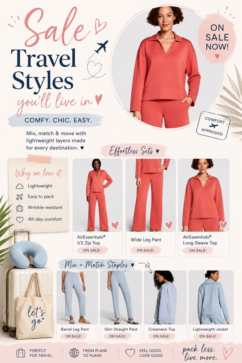 Travel outfits are all on sale

#LTKvlog #LTKHome #LTKOver40