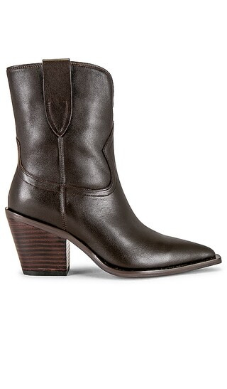 Martha Boot in Choc Leather | Revolve Clothing (Global)