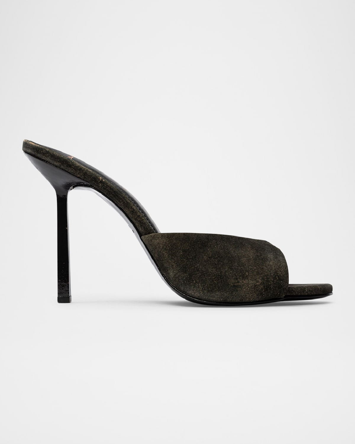Nori Snake-Embossed Stiletto Mules | Neiman Marcus