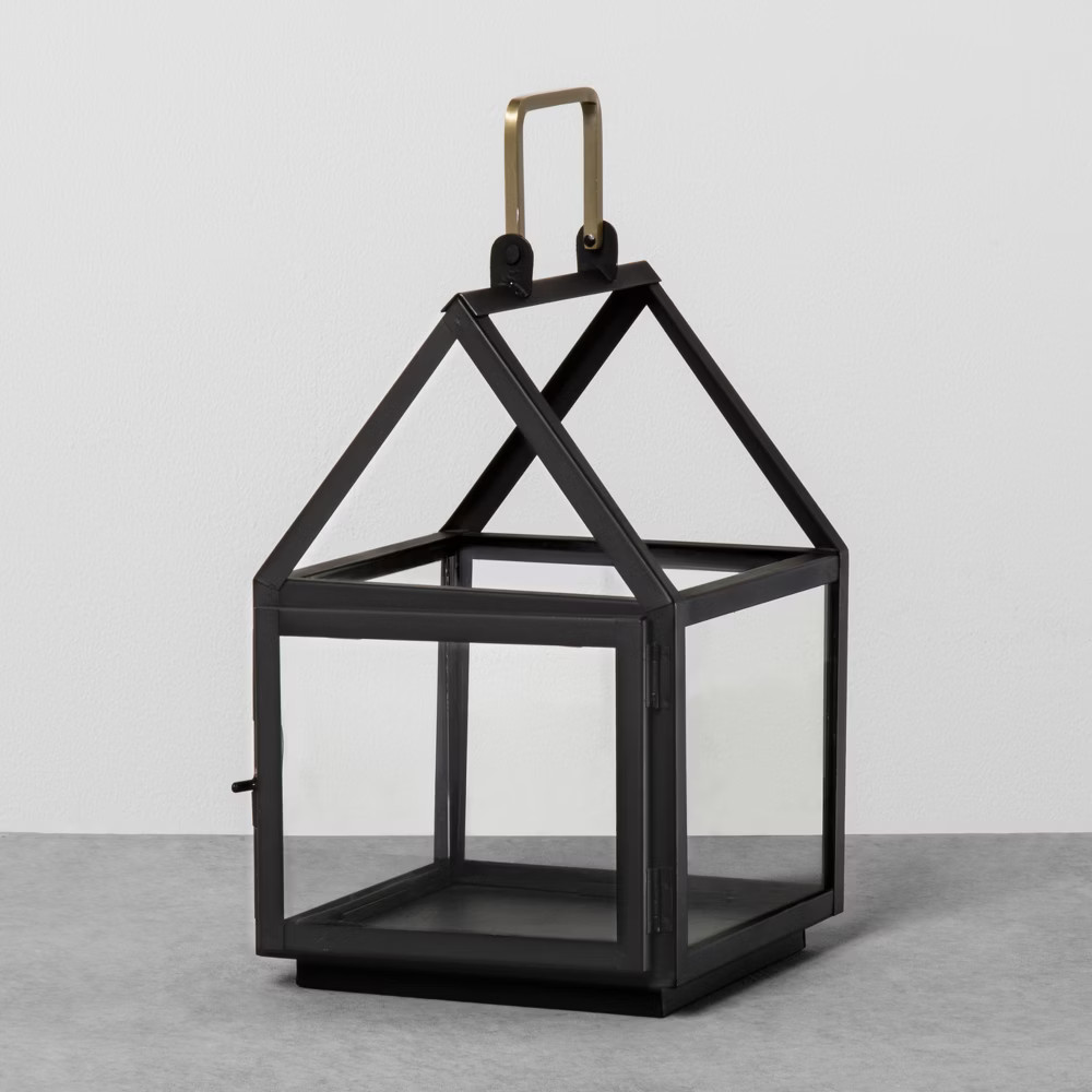 House Lantern Small - Black - Hearth & Hand with Magnolia | Target