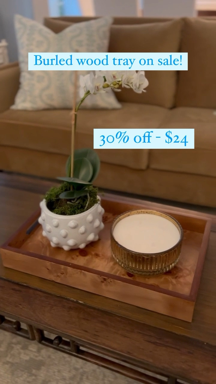 Burled wood tray on sale! I love this little tray! Snag it while the price is low!

Gift idea for her, mother, mother in law, grandma, aunt, sister or friend!

#LTKhome #LTKsalealert #LTKGiftGuide