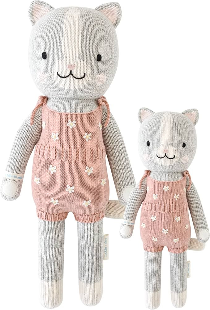 Amazon.com: cuddle + kind Daisy The Kitten Doll - Lovingly Handcrafted Dolls for Nursery Decor, F... | Amazon (US)