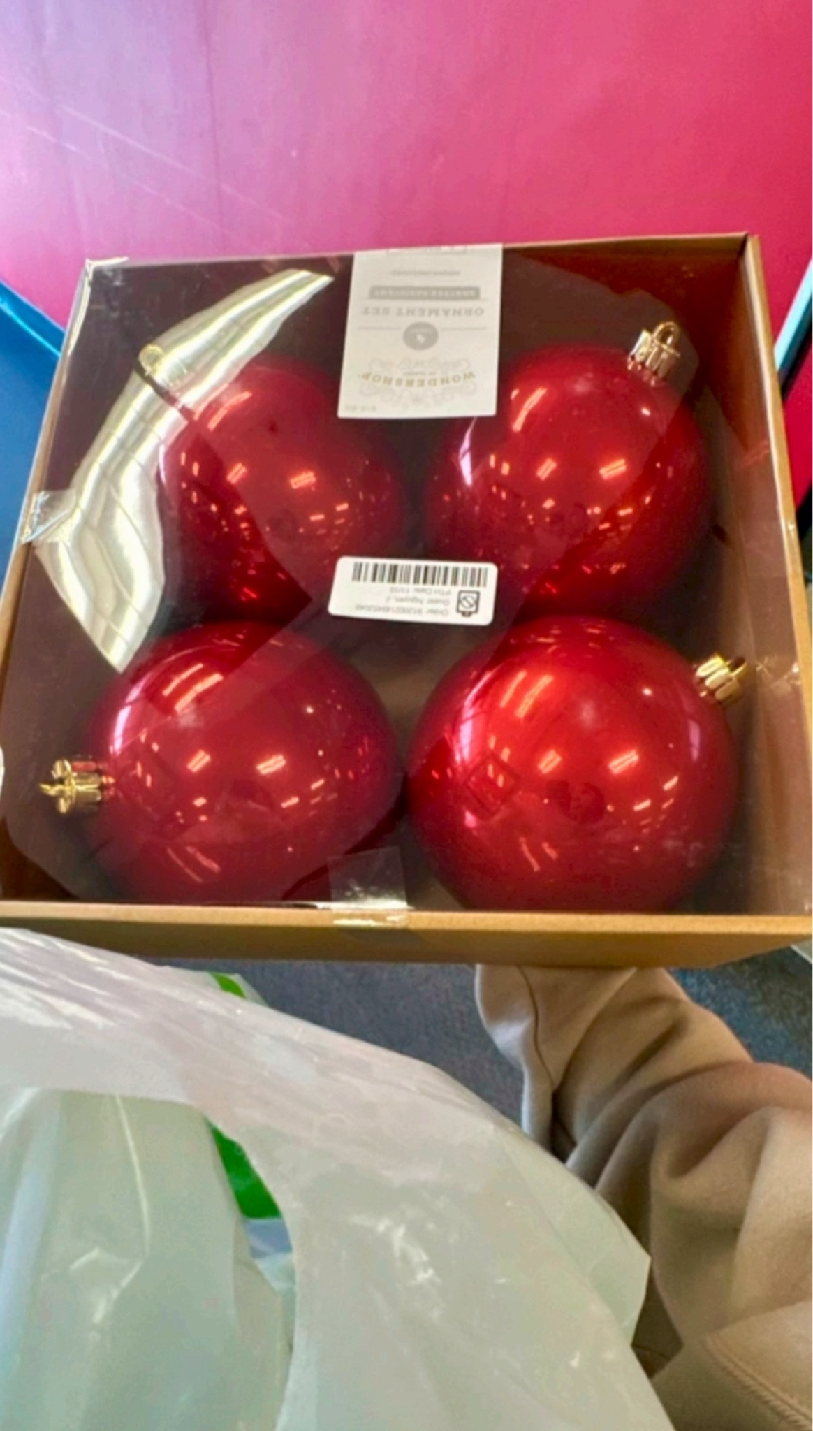 Large giant red Christmas holiday ornaments 

#LTKHoliday #LTKSeasonal #LTKFindsUnder50
