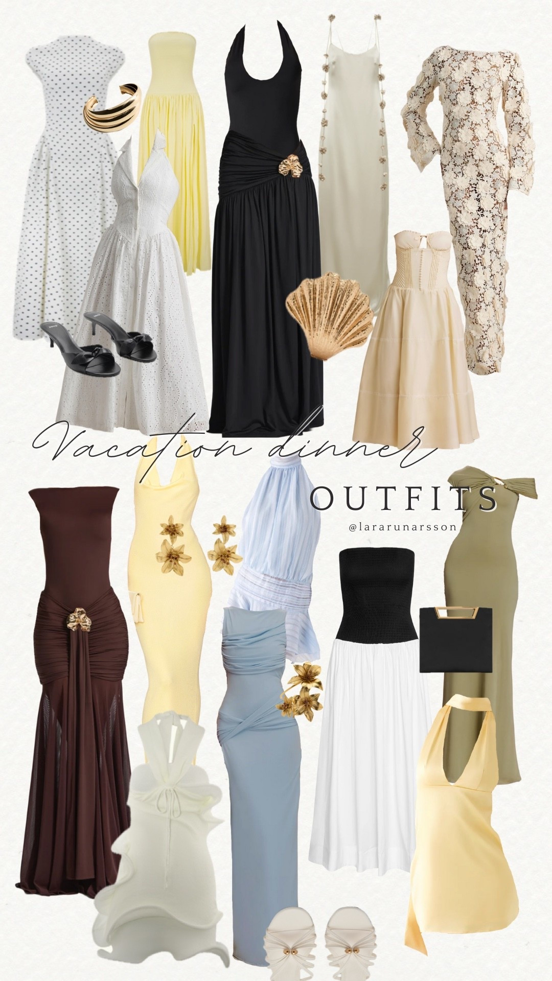 Vacation dinner outfits 

#LTKeurope #LTKsummer #LTKdatenight