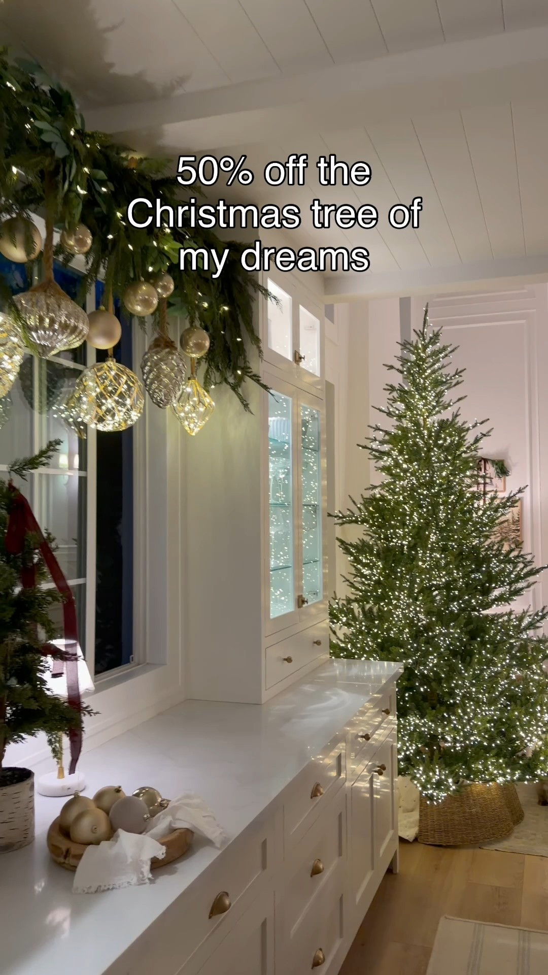 Omg you guys my new Christmas tree is 50% off today! It’s pre lit with 5,500 warm white lights and eight twinkle effects… Ours is the 9’ but it comes in 7’ as well!  When I tell you I gasped the minute it went up and said oh my gosh for like 4 hours I’m not exaggerating… this is the tree of my dreams and honestly can not believe this sale, i paid full price and would do it all over again and then some, it’s just that good! 

#LTKSaleAlert #LTKHoliday #LTKSeasonal