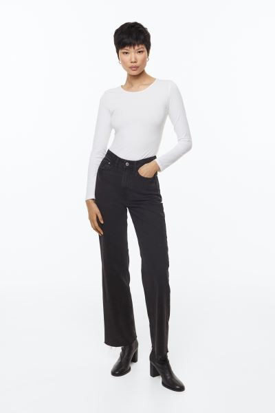 Long-sleeved Jersey Top | H&M (US + CA)