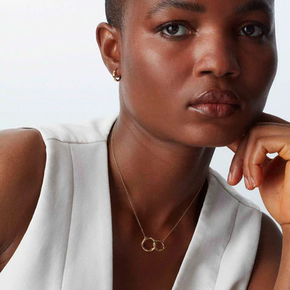 Connected Necklace Gold | Muru Jewellery.