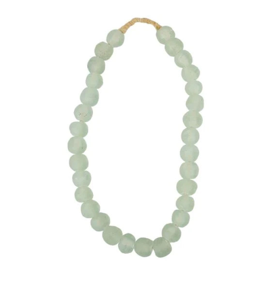 Recycled Blue Glass Beads | Megan Molten