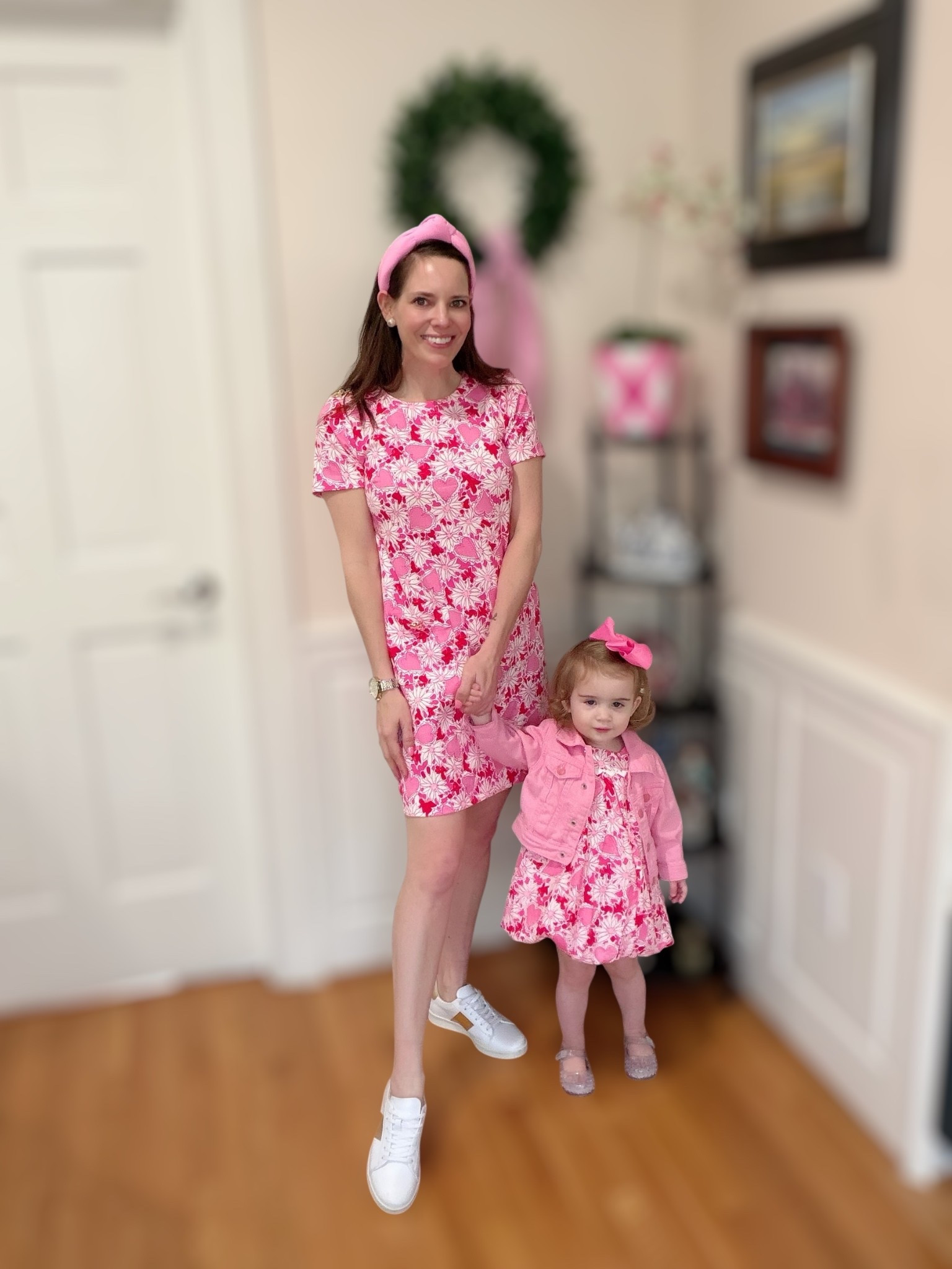 Mommy & Me Lilly Pulitzer Matching Pink Dresses


The sweetest mommy & me Lilly Pulitzer moment! 💗 We’re both wearing the cutest pink heart floral print — I’m in the Mattison Shift Dress and she’s in the matching Baby Paloma bubble dress. I paired mine with white sneakers for an easy everyday look, while she styled hers with a pink bow, glitter shoes, and a little denim jacket. Such a fun matching outfit for spring, family photos, brunch, or special outings together! 🌸

mommy and me outfits, Lilly Pulitzer matching dresses, Lilly Pulitzer Mattison shift dress, baby Lilly Pulitzer dress, matching mom and daughter outfits, pink floral Lilly Pulitzer dress, mommy and me spring outfits, family photo outfit ideas, Lilly Pulitzer mommy and me 💗🌸

#LTKBaby #LTKKids #LTKmomlife