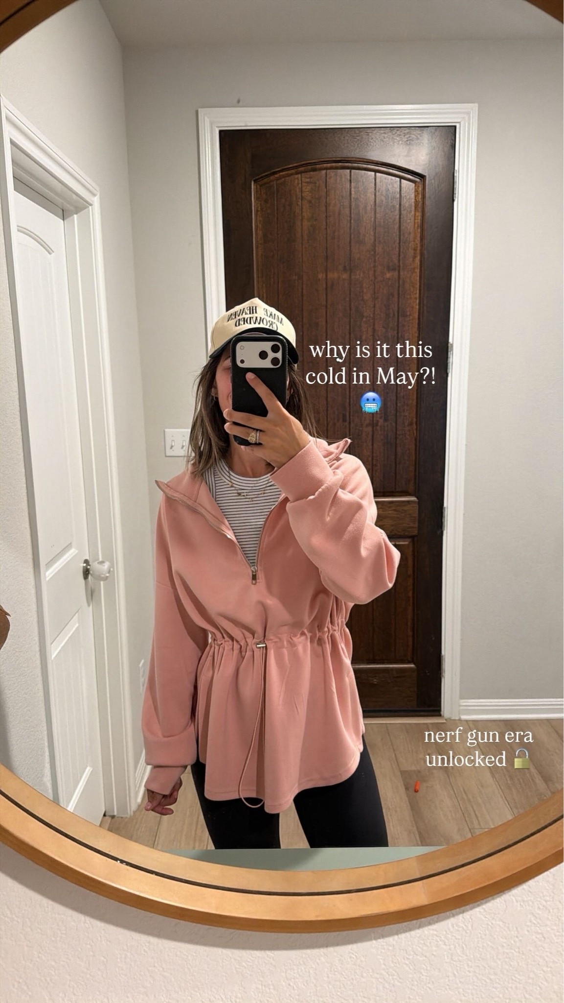 Today’s ootd for a chilly day in may

#LTKmomlife