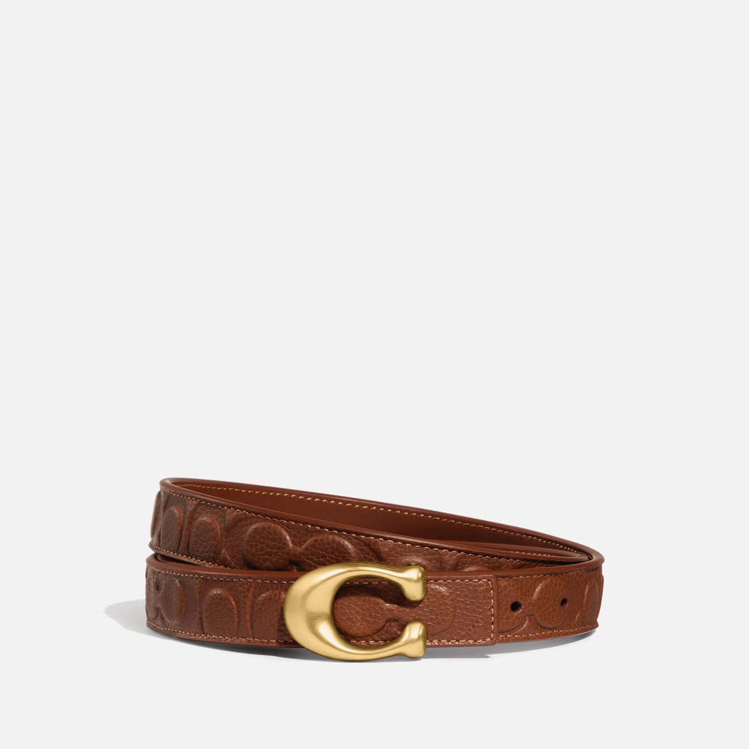 Coach C Logo-Embossed Leather Belt | The Hut (UK)