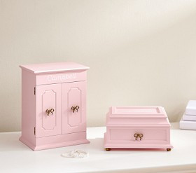 LoveShackFancy Bow Armoire Jewelry Box | Pottery Barn Kids