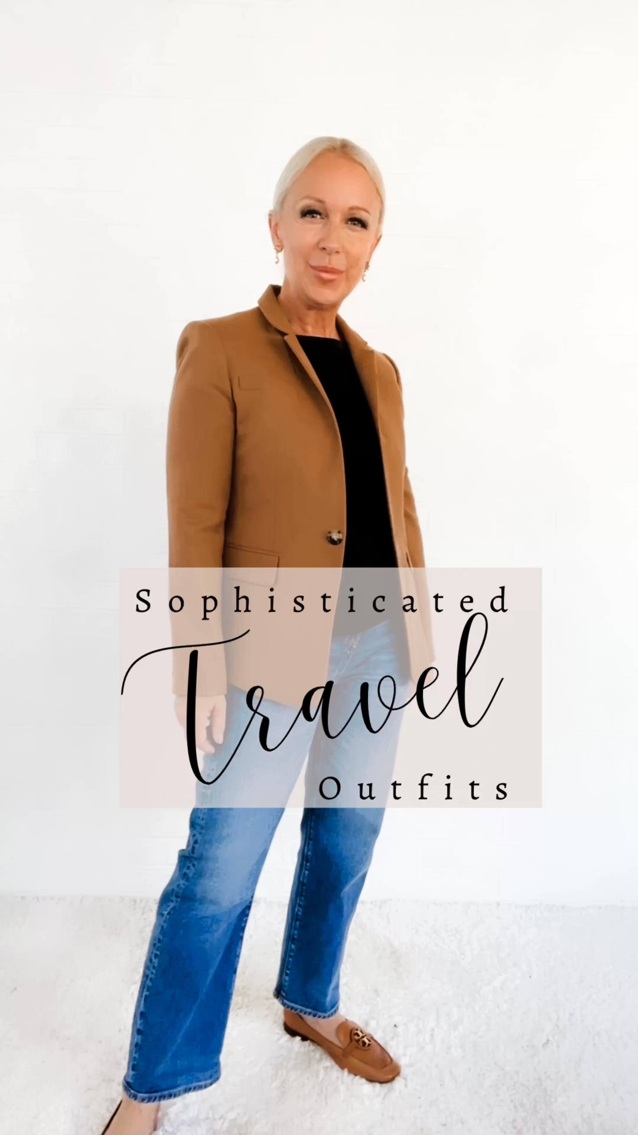 Sophisticated Early Fall Travel Outfits for women who want to look classy & elegant while flying the friendly skies  

#LTKtravel #LTKover40 #LTKSeasonal