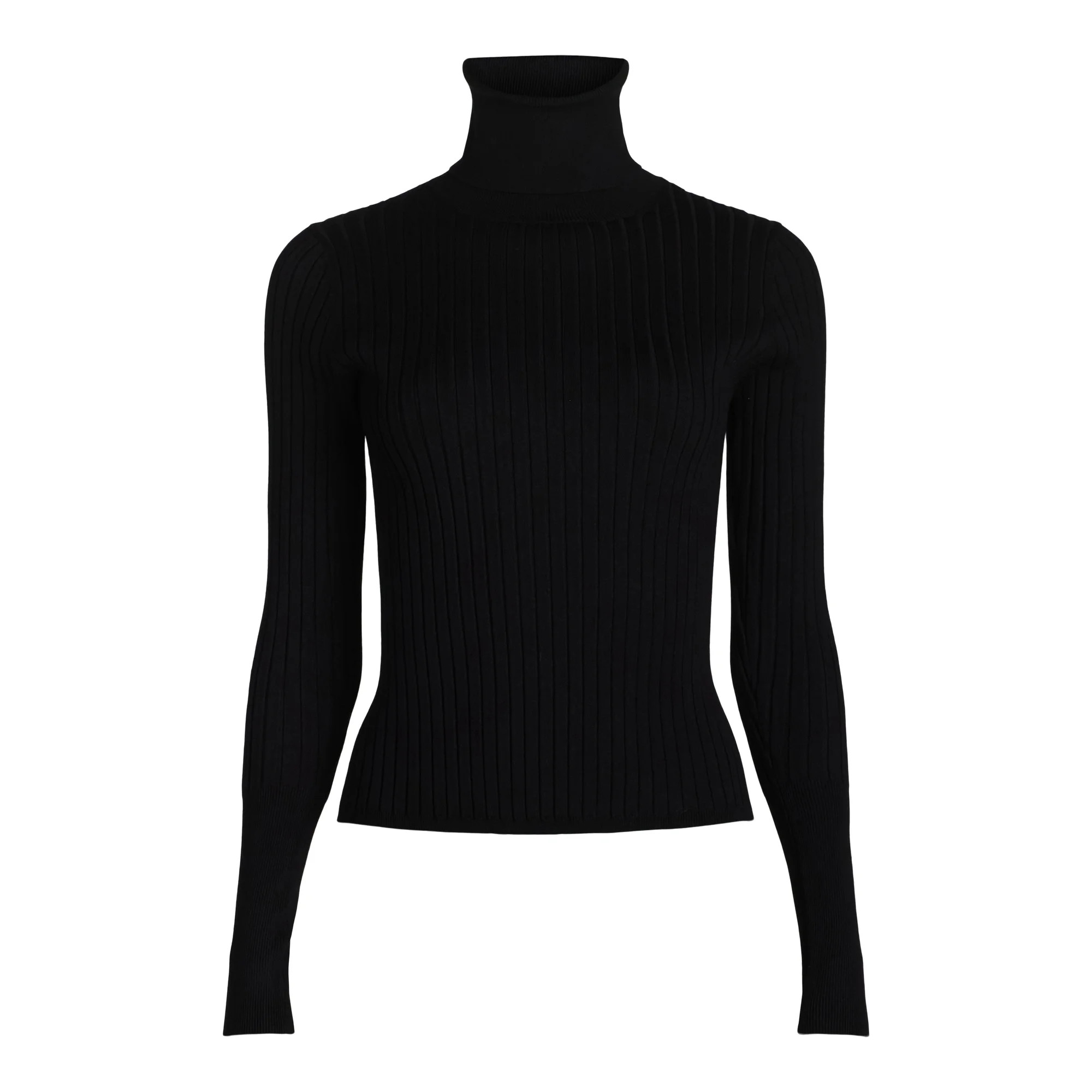 Scoop Women’s Ribbed Turtleneck Sweater, Lightweight, Sizes XS-XXL - Walmart.com | Walmart (US)