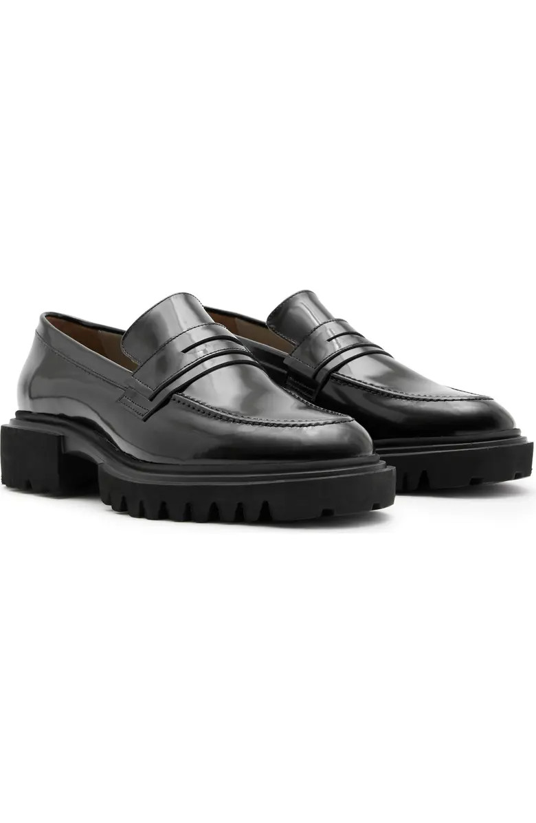 AllSaints Vinni Lug Penny Loafer (Men) | Nordstrom | Nordstrom