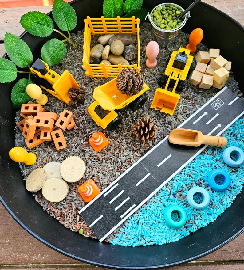 Construction Zone Sensory Play - Etsy Australia | Etsy (AU)