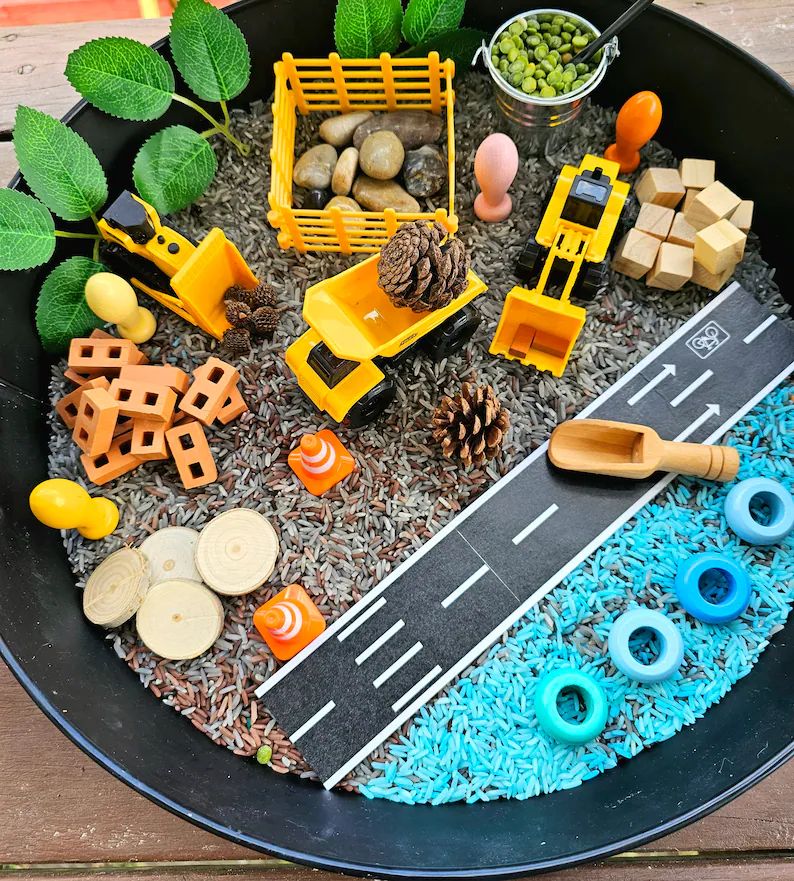 Construction Zone Sensory Play - Etsy Australia | Etsy (AU)