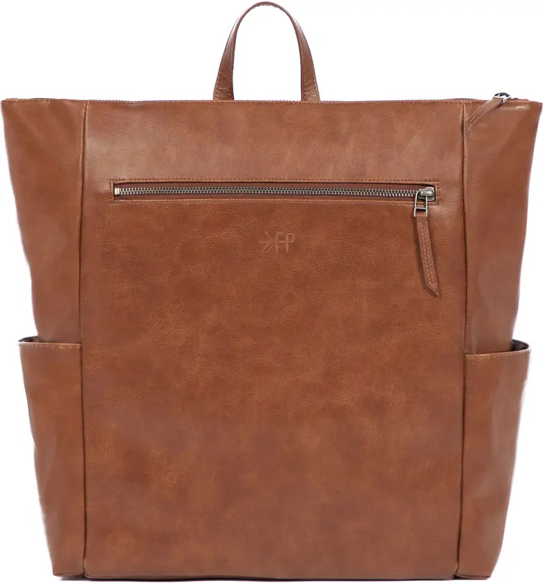 Minimal Faux Leather Diaper Backpack | Nordstrom