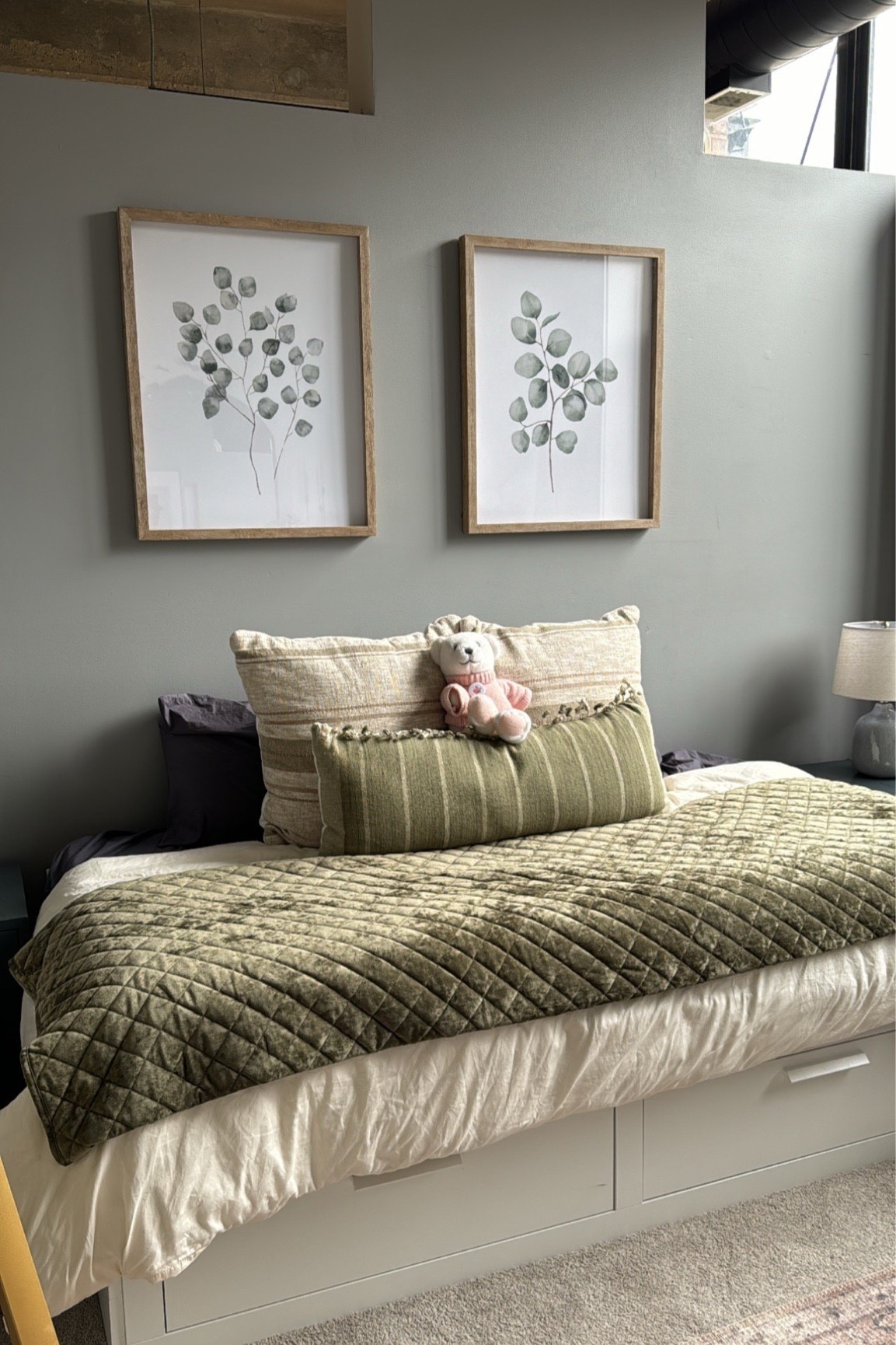 Target bedding! Daybed. Chicago loft apartment small space decor! Guest bedroom. 

#LTKFamily #LTKFindsUnder50 #LTKHome