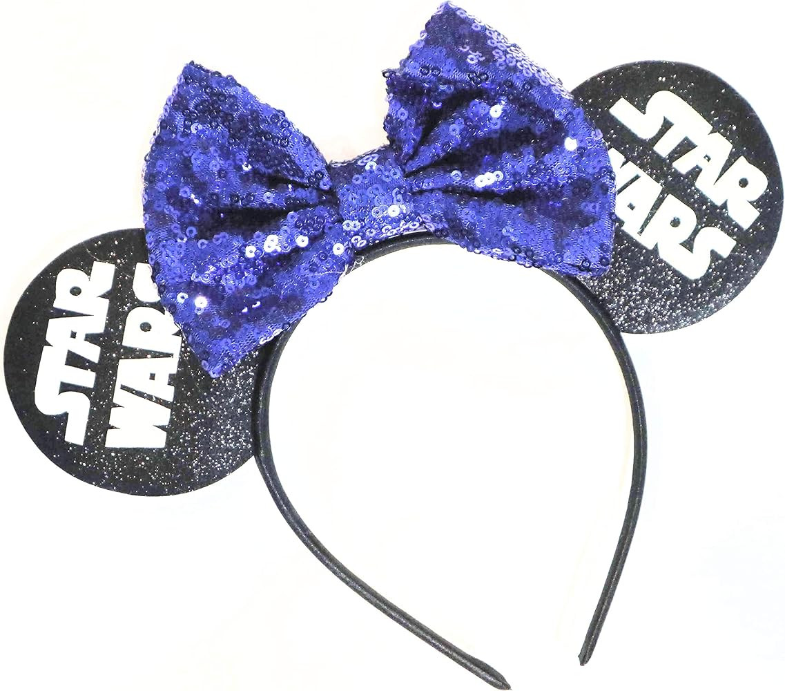 CLGIFT Ears, Black Mouse Ears, Darth Vader, Mickey Ears (Blue) | Amazon (US)