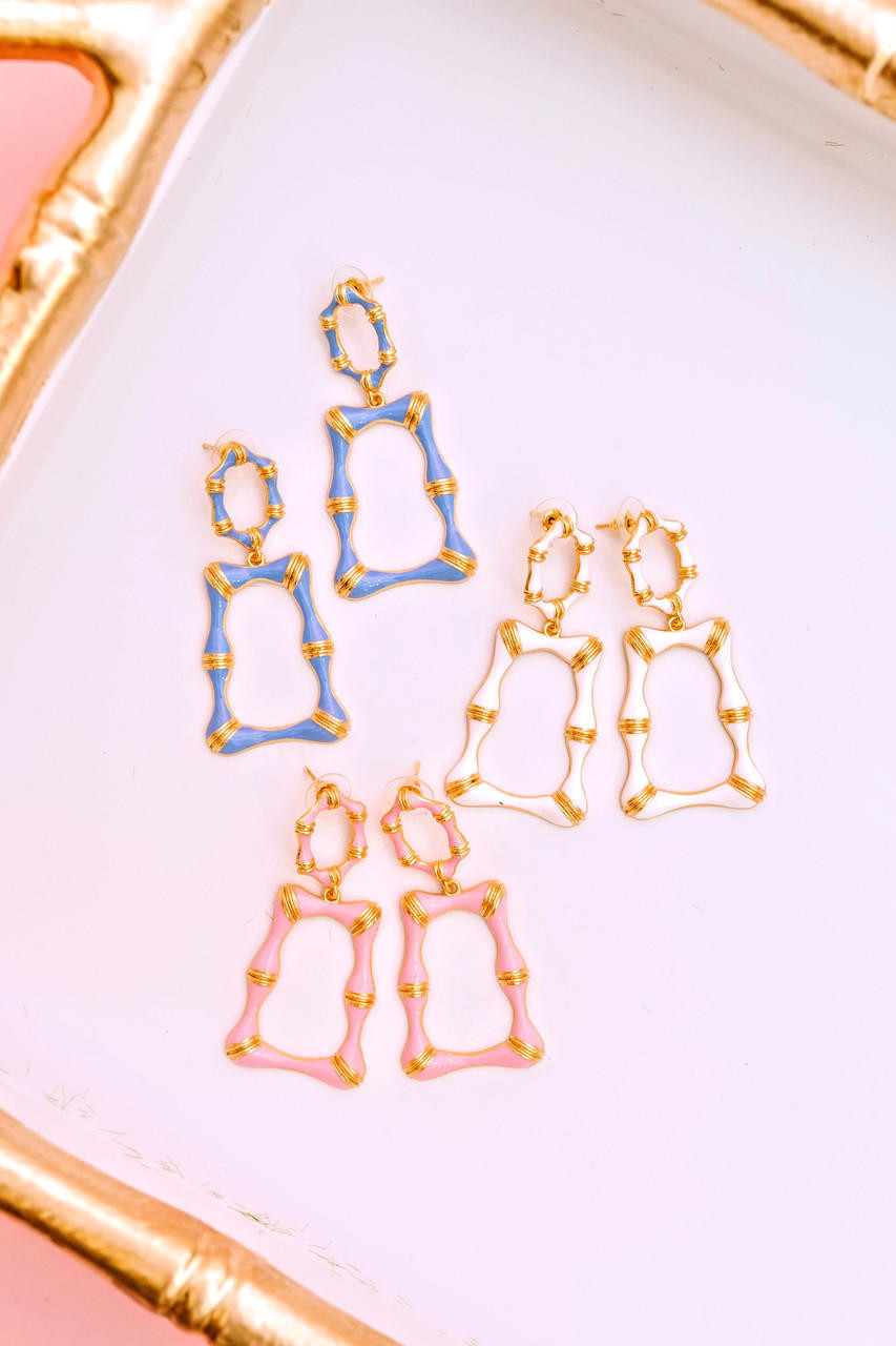 Jordan Enamel Bamboo Earring | Lisi Lerch Inc