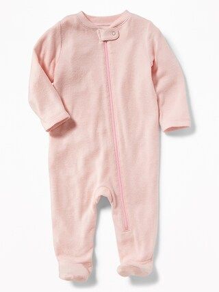 Old Navy Baby Plush-Knit Footed One-Piece For Baby Pinky Winky Size 0-3 M | Old Navy US