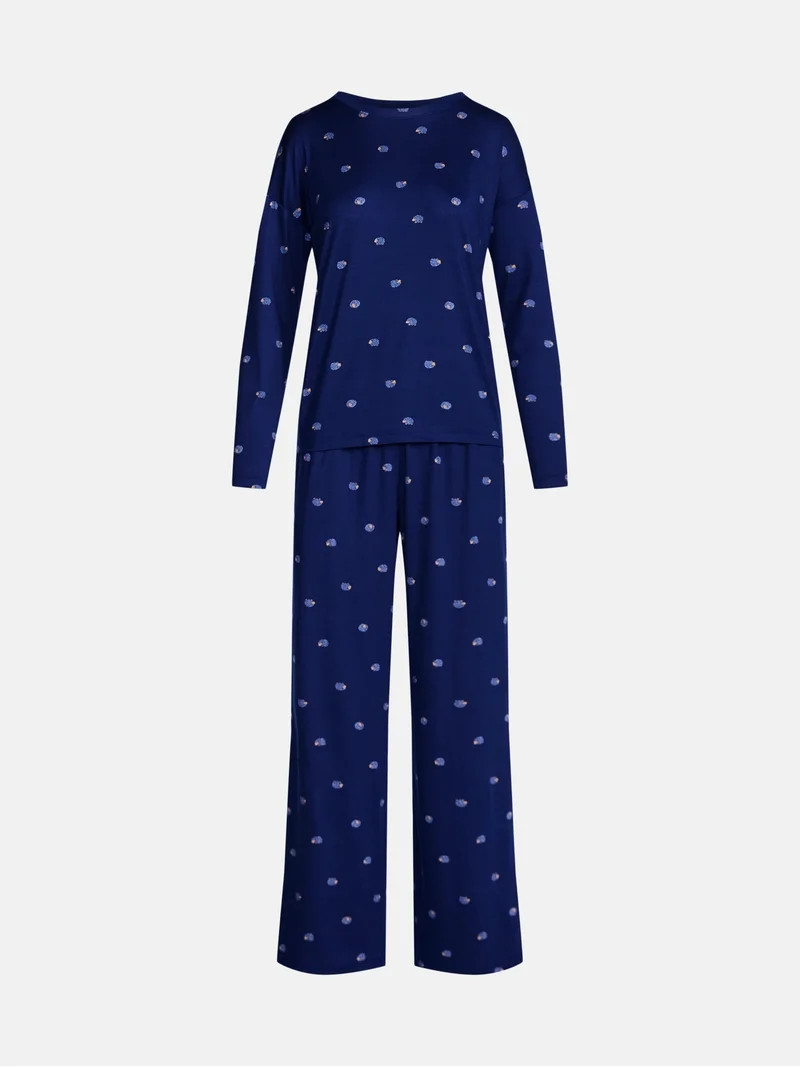 Joyspun Women's Dreamy Soft Collection Sleep Top and Pants, 2-Piece Set, Sizes XS-3X | Walmart (US)