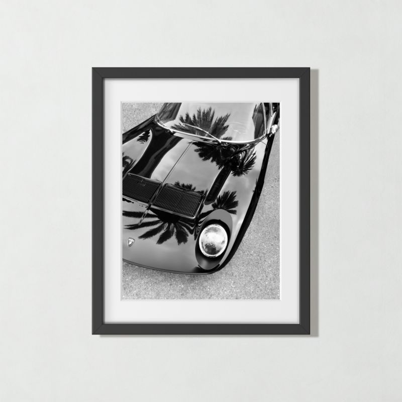 'Lamborghini Miura, 2018' Modern Photographic Print in Black Frame 17.75''x21.75'' | CB2 | CB2