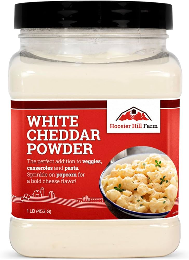 Hoosier Hill Farm White Cheddar Cheese Powder, 1LB (Pack of 1) | Amazon (US)