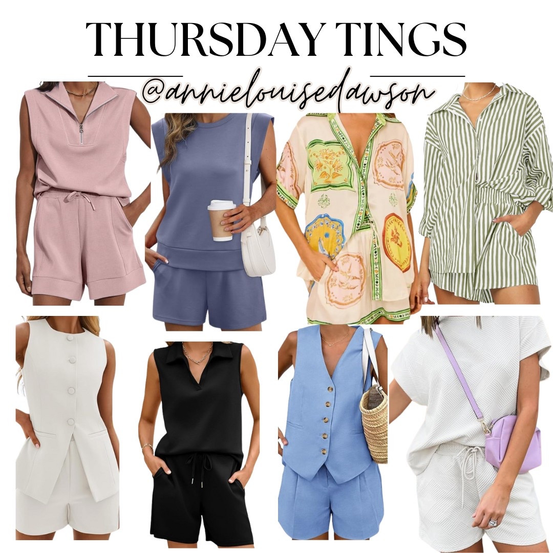 Living for all the short sets from running errands, lounging or a fun day out! 👜🍷

#LTKStyleTip #LTKFindsUnder50 #LTKSeasonal