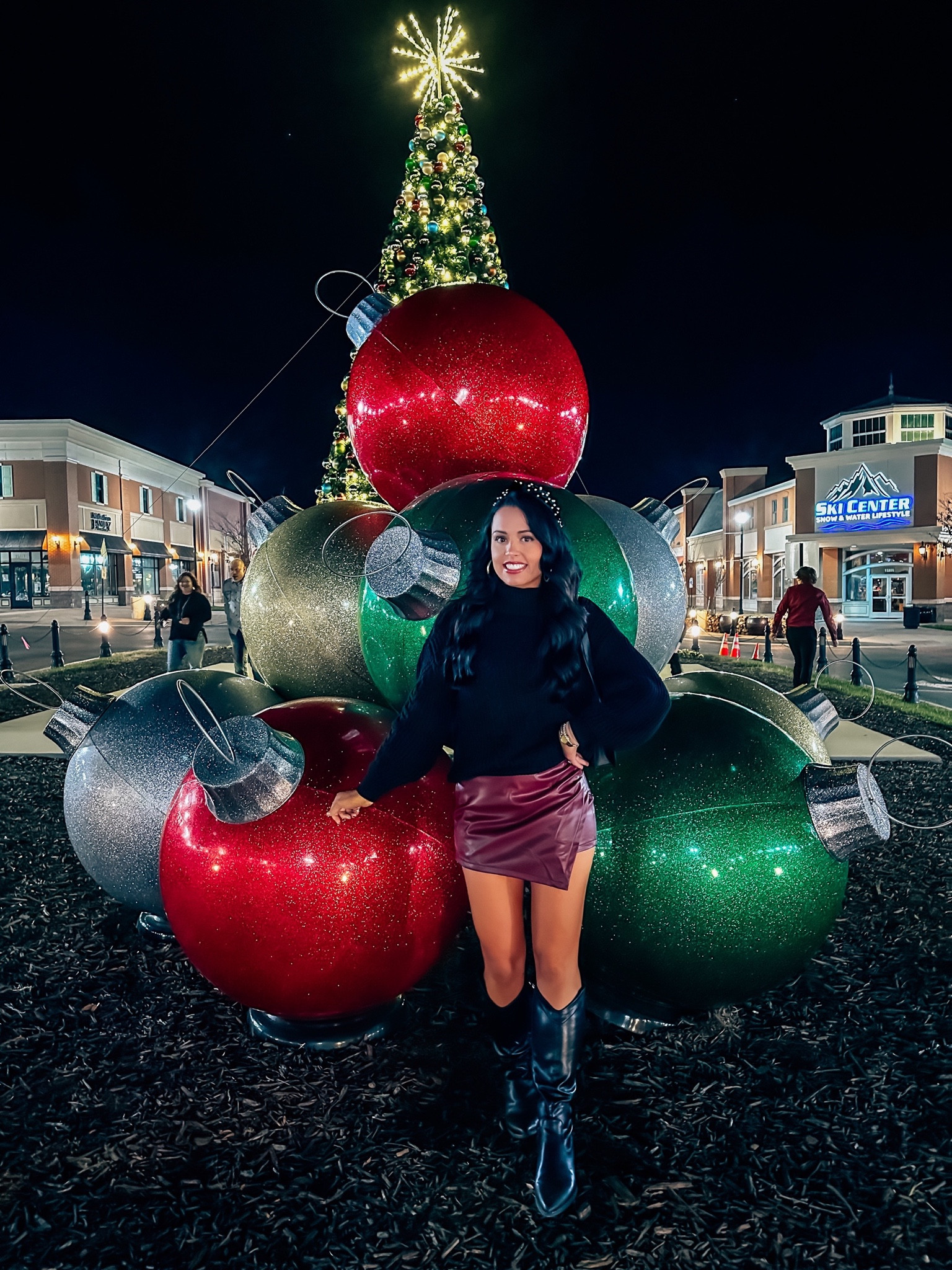 Under $35 amazon turtleneck cableknit sweater (small, multiple colors), under $30 amazon leather skort (small, 3+ colors), under $35 amazon western knee high boots (tts, 4 colors), under $10 amazon pearl headband- all on deal for cyber Monday! #founditonamazon 

#LTKHoliday #LTKCyberWeek #LTKsalealert