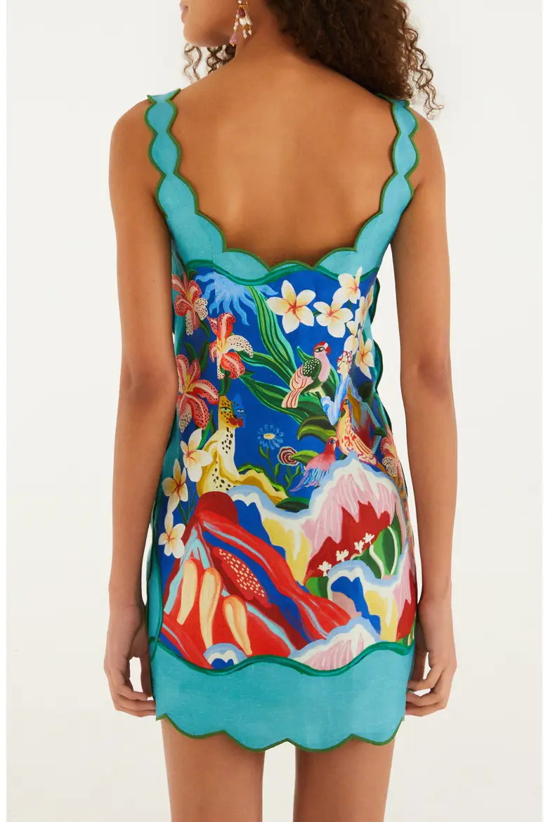 Garden of Life Linen Minidress (Women) | Nordstrom | Nordstrom