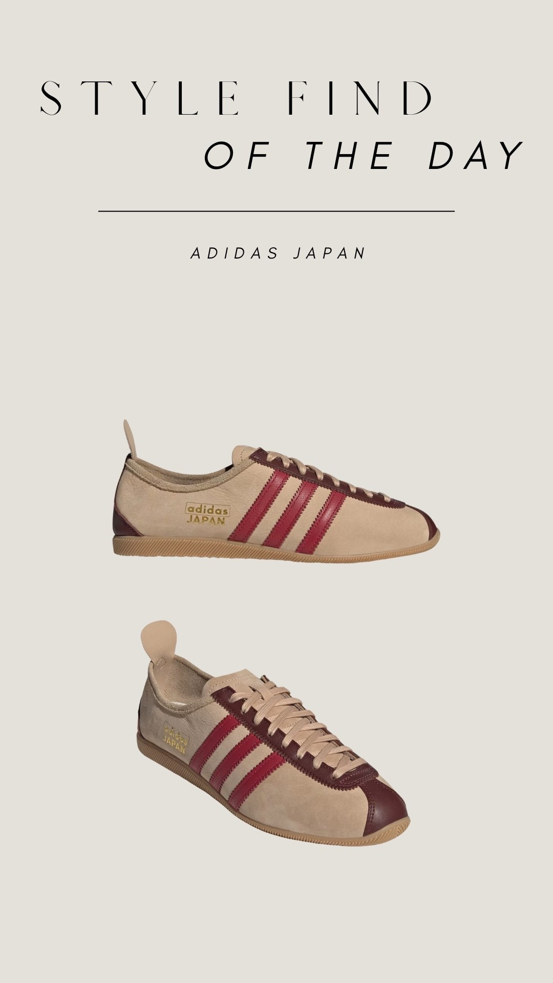 Style find of the day: adidas Japan

#LTKeurope #LTKspring #LTKshoes