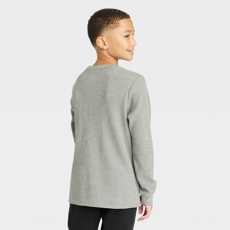 Boys' Solid Long Sleeve Thermal T-Shirt - Cat & Jack™ | Target