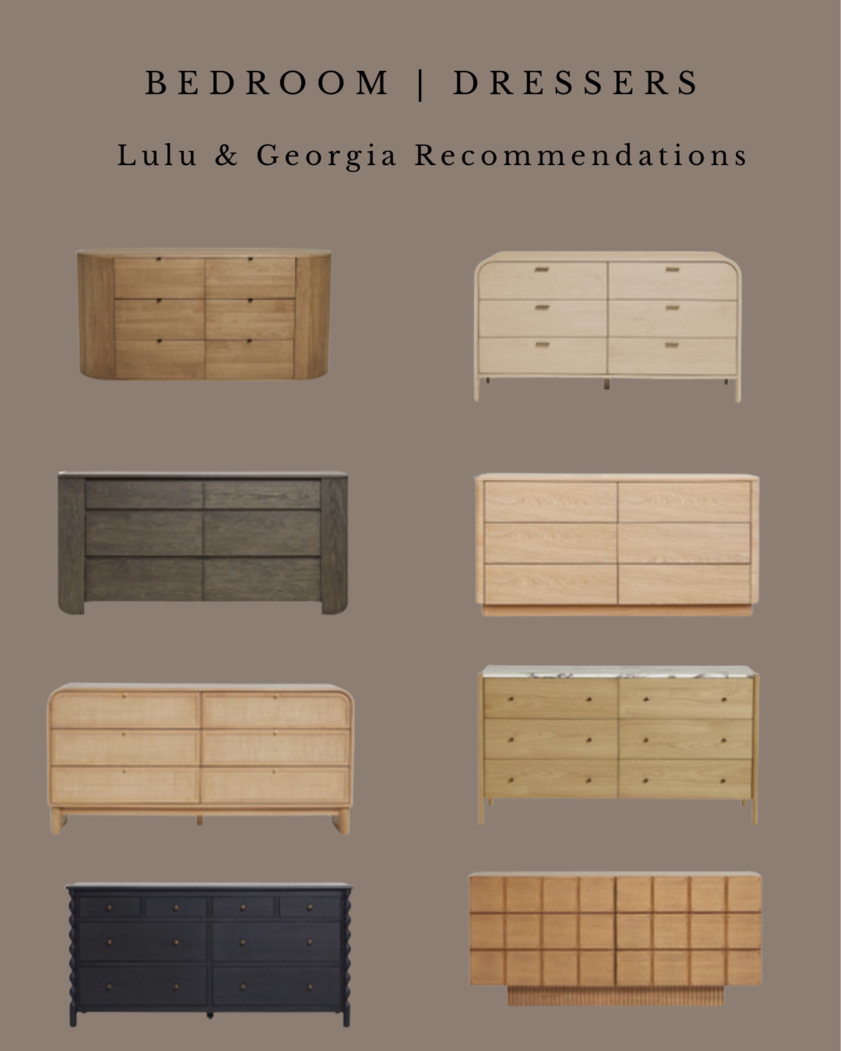 Lulu & Georgia Dresser Recommendations! 

#LTKHome