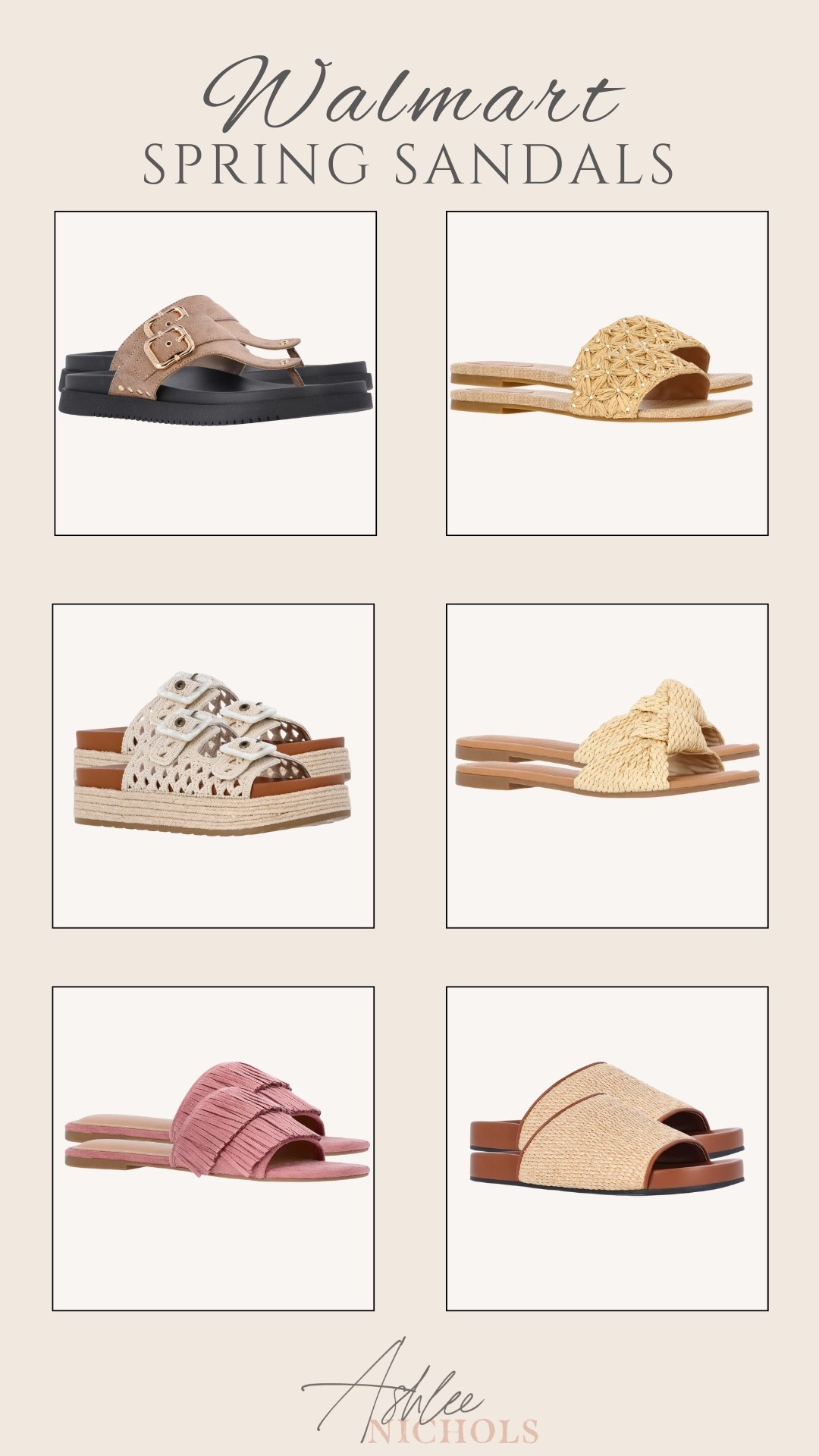 New Walmart spring sandals!

Platform sandals, raffia sandal, fringe sandals 

#LTKSeasonal #LTKootd