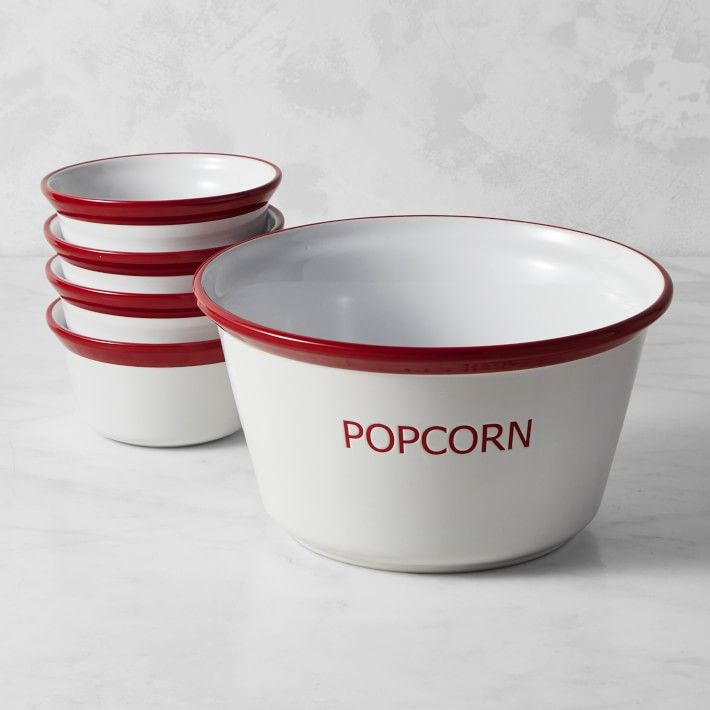 Popcorn Bowl 5-Piece Set | Williams-Sonoma