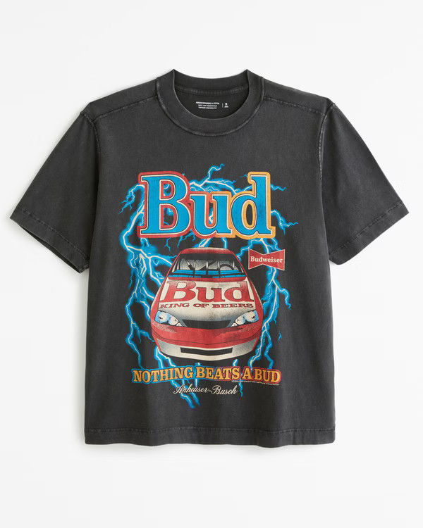 Budweiser Vintage-Inspired Graphic Tee | Abercrombie & Fitch (US)