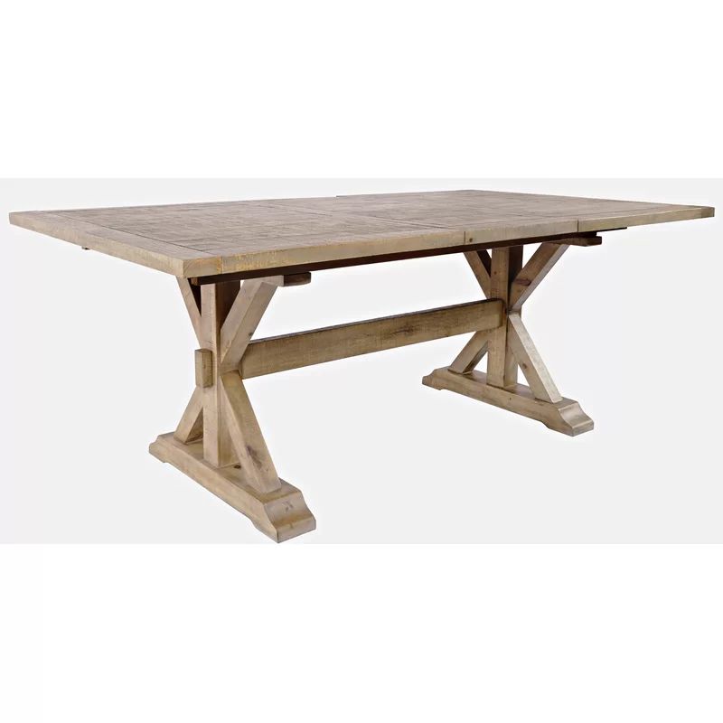 Bryon Extendable Pine Solid Wood Dining Table | Wayfair North America