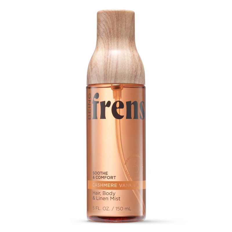 Being Frenshe Hair, Body & Linen Mist Body Spray with Essential Oils - Cashmere Vanilla - 5 fl oz | Target