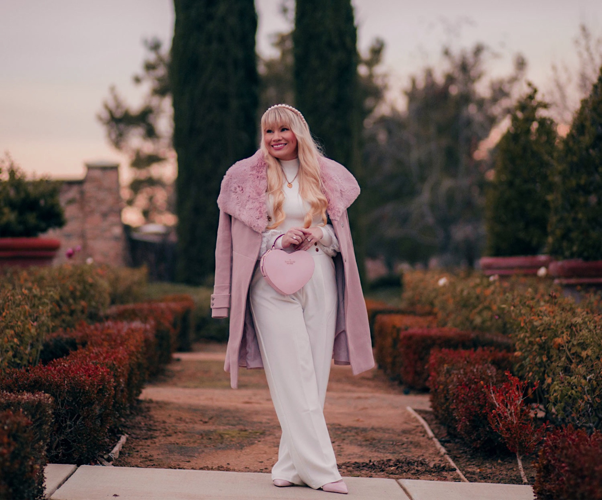 Feminine Valentine’s Day outfit idea for work 

#LTKstyletip #LTKunder100 #LTKFind