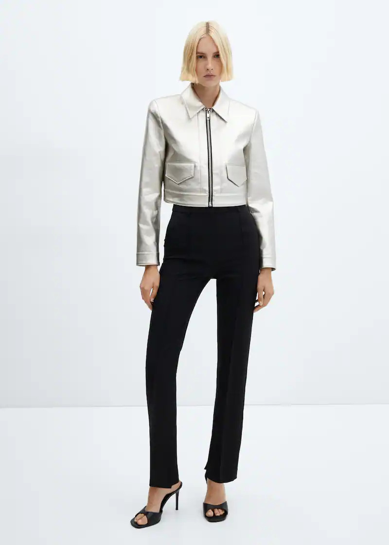 Search: Metallic crop (14) | Mango USA | MANGO (US)