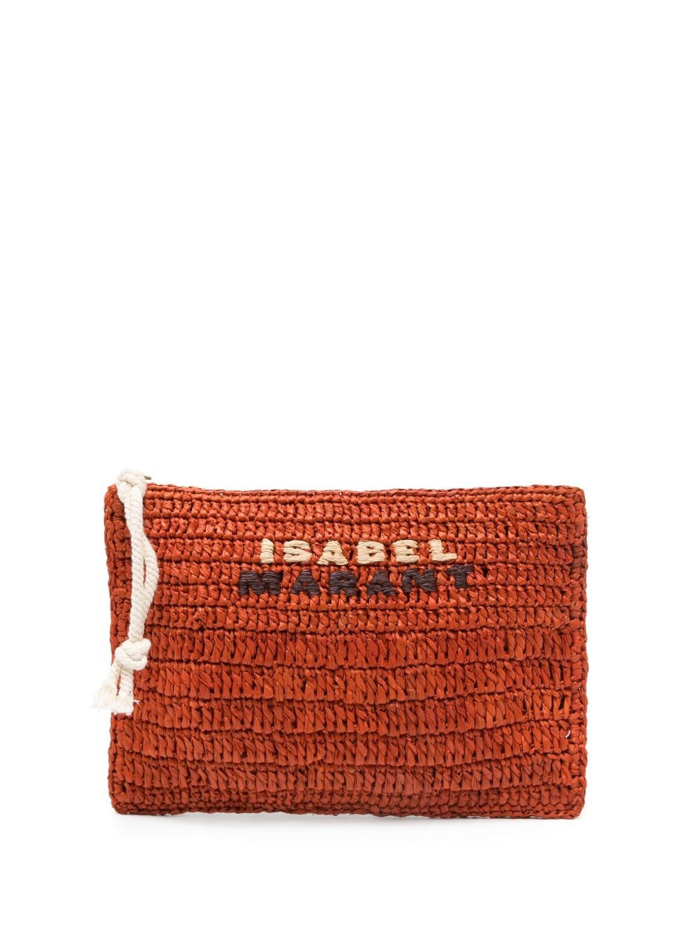 Isabel Marant Praia Rafia Pouch | Tessabit Stores (Global)