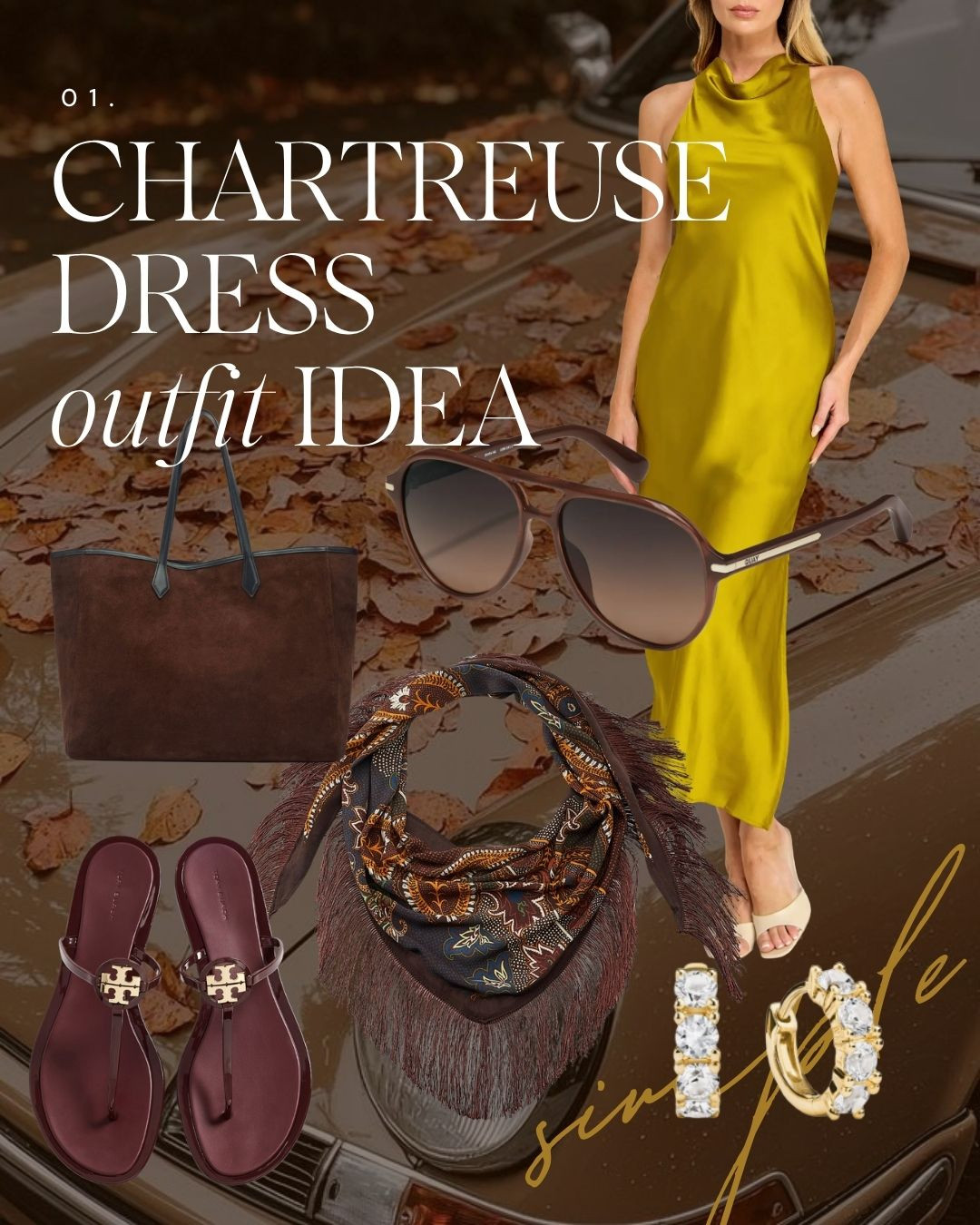 How to Style a Fall Dress 3 Ways! I love this chartreuse dress so much so wanted to share how I would wear it this season 

 #LTKgrwm #LTKSeasonal #LTKOver40