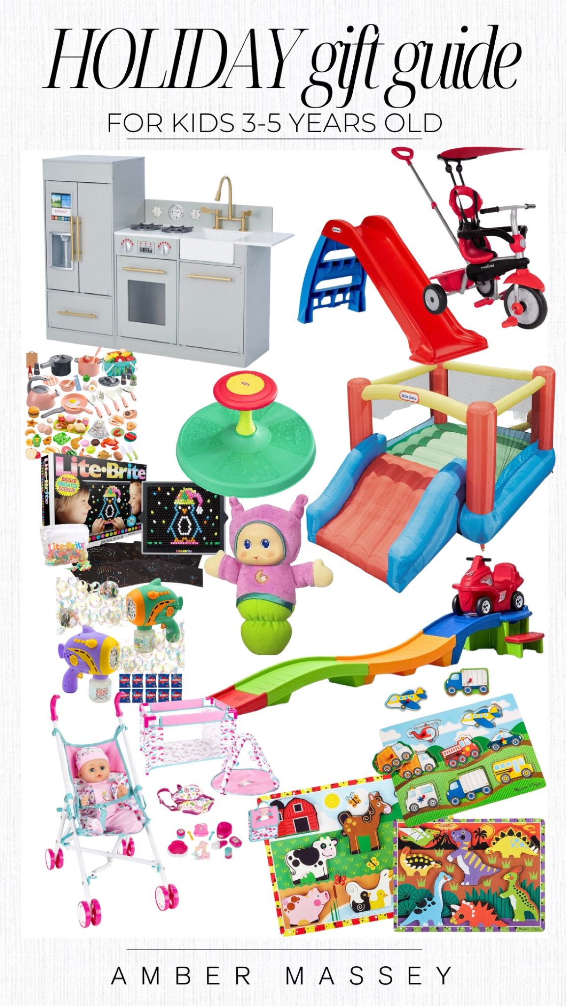 Holiday Gift Guide | Gift ideas for kids ages 3-5. Great playful gift ideas and pretend play gifts.

Gift guide | gift ideas for kids | stem play 

#LTKfindsunder100 #LTKGiftGuide #LTKkids