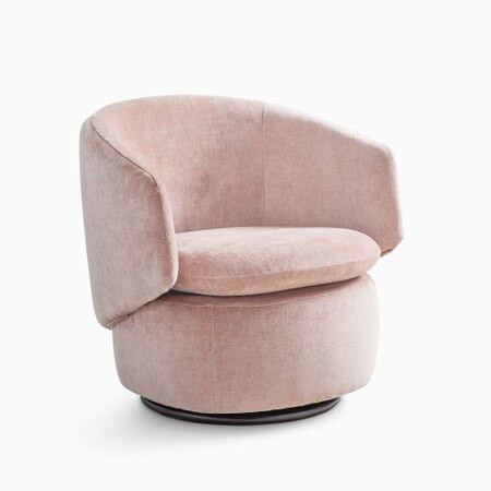 Crescent Swivel Armchair | West Elm (UK)