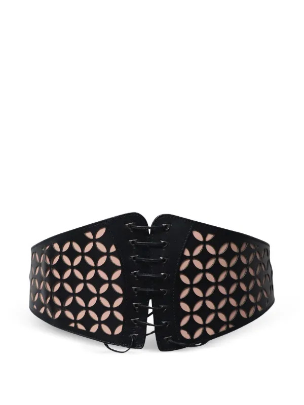 laser-cut bustier waist belt | Farfetch Global