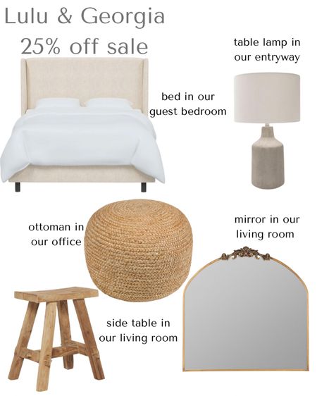Lulu and Georgia sale items in our home. Highly recommend all of these pieces!!

Home decor
Living Room 
Neutral home decor 
Upholstered bed
Table lamp
Vintage mirror 

#LTKsalealert #LTKhome #LTKstyletip